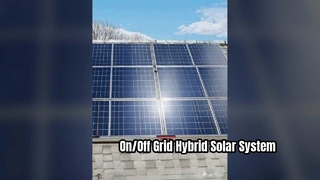 On/Off Grid Υβριδικό Ηλιακό Σύστημα