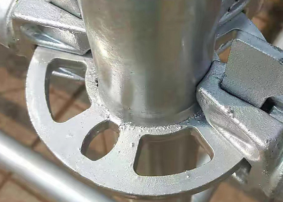 48.3mm/42mm διάμετρος σωλήνα Ringlock σκαλωσιά με σύνδεση σφήνα και αυτόματη συγκόλληση