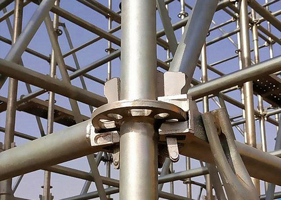 48.3mm/42mm διάμετρος σωλήνα Ringlock σκαλωσιά με σύνδεση σφήνα και αυτόματη συγκόλληση