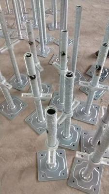 Ρυθμιζόμενο Κοίλο Βιδωτό Βάσης Υποδοχής Βαρέως Τύπου από Χάλυβα για Σκαλωσιές & Κατασκευές