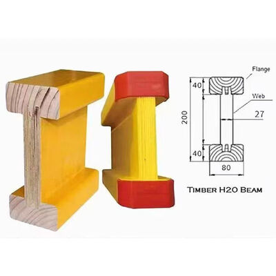 Yellow Wooden Beam / Lightweight Design / Reusable Structure / Adjustable System