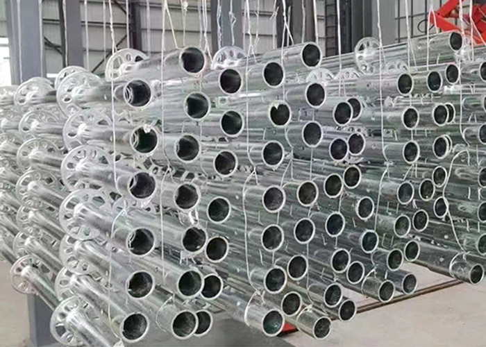 48.3mm/42mm Διαμέτρου σωλήνα Δίσκος κλειδαριά Χάλυβα σωληνώδης σκαλωσιάς για την κατασκευή άκρου