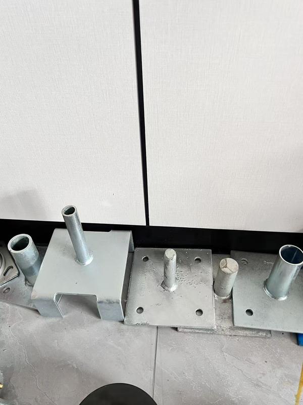 Βάση πλάκας βίδας ρυθμιζόμενου U-Head από χάλυβα για ικριώματα, Σταθερού Τύπου Στηρίγματος Ικριωμάτων