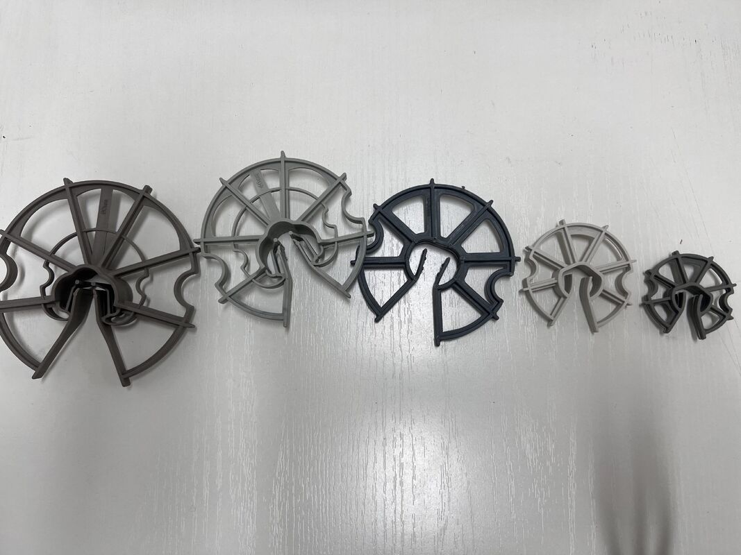 Υψηλής ποιότητας PP Universal Rebar Wheel Spacer Πλαστικό Rebar Chair Spacer για σκυρόδεμα