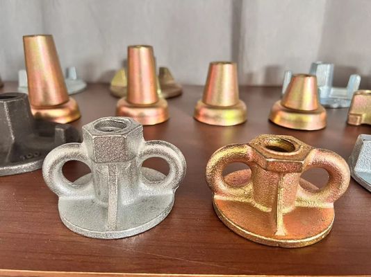 Σύστημα Σιδηροδεσμών Σκυροδέματος Καλούπωμα Γαλβανισμένο Χυτοσίδηρο Μικρό Παξιμάδι Φτερωτό Παξιμάδι