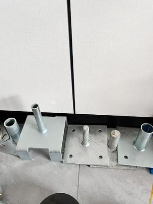 Βάση πλάκας βίδας ρυθμιζόμενου U-Head από χάλυβα για ικριώματα, Σταθερού Τύπου Στηρίγματος Ικριωμάτων